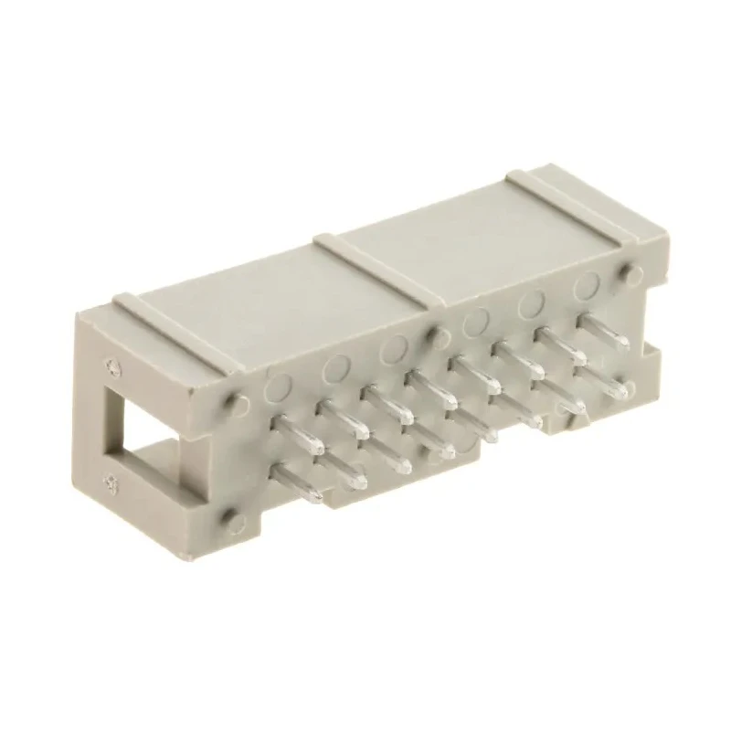 HARTING SEK 18 Series Straight Through Hole PCB Header 16 Contacts 2.54 mm Pitch 2 Row Shrouded 09185166324