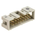 HARTING SEK 18 Series Straight Through Hole PCB Header 16 Contacts 2.54 mm Pitch 2 Row Shrouded 09185166324