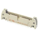 HARTING SEK 18 Series Straight Through Hole PCB Header 34 Contacts 2.54 mm Pitch 2 Row Shrouded 09185346924