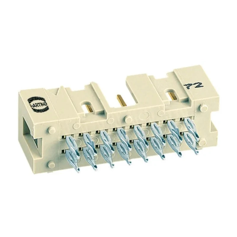 HARTING SEK 18 Series Straight Through Hole PCB Header 34 Contacts 2.54 mm Pitch 2 Row Shrouded 09185346329