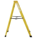 RS PRO Fibreglass 6-Steps Step Ladder, 1.6m Platform Height, Non-Conductive, Aluminium Rungs 553-832