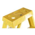 RS PRO Fibreglass 6-Steps Step Ladder, 1.6m Platform Height, Non-Conductive, Aluminium Rungs 553-832
