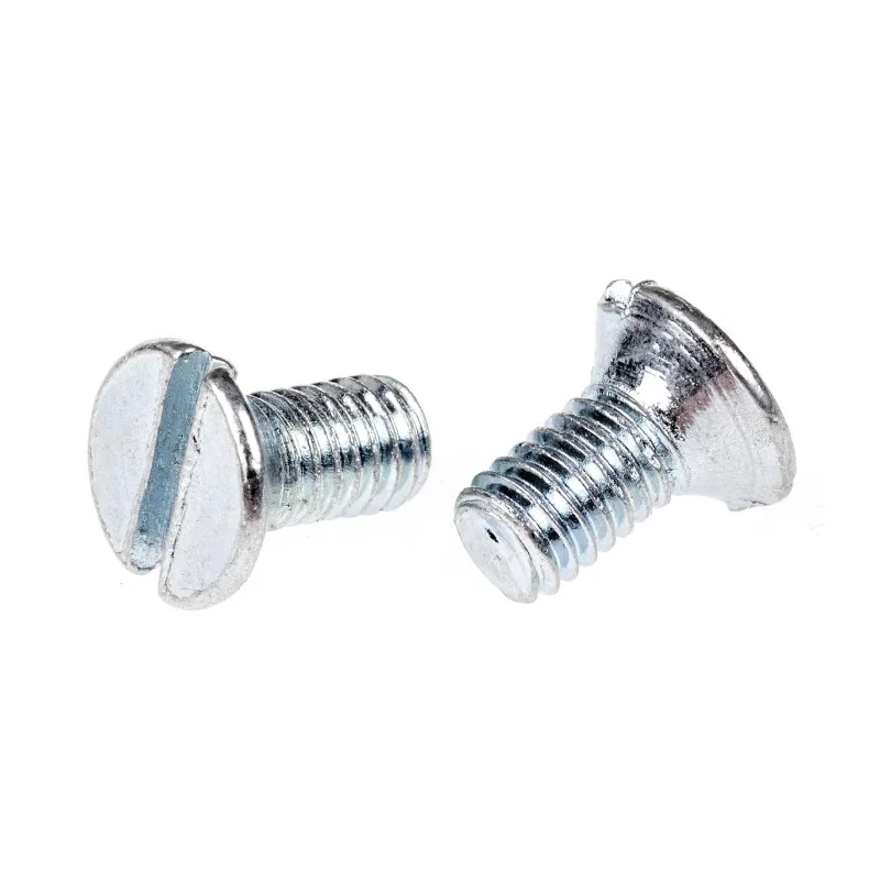 RS PRO Slot Countersunk Steel Machine Screw M3 Thread 6 mm Length 553-841