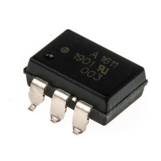 Broadcom ASSR-1611 Series Solid State Relay Surface Mount 2.5 A Load 60 V Load Voltage 1.7V Control ASSR-1611-301E