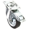 LAG Braked Swivel Castor with 160 mm Rubber Wheel, 180 kg Load Capacity, Galvanised Steel Frame, Model 12278 FR
