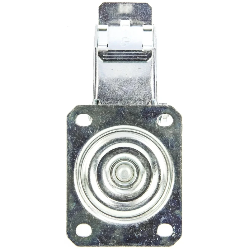 LAG Braked Swivel Castor with 160 mm Rubber Wheel, 180 kg Load Capacity, Galvanised Steel Frame, Model 12278 FR