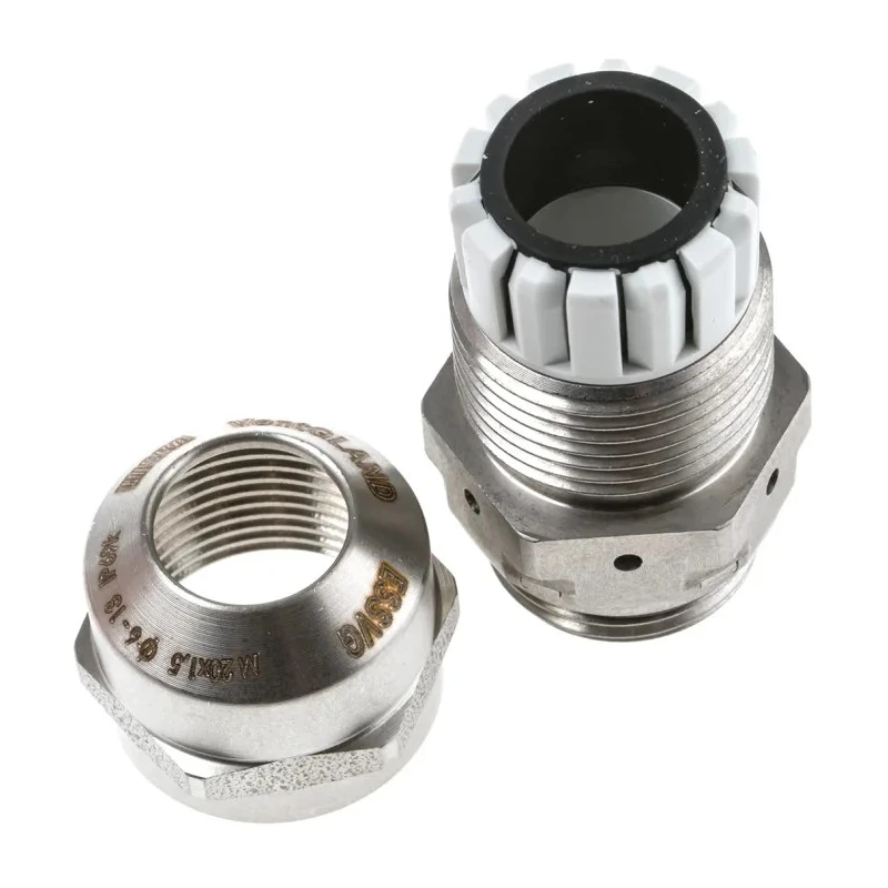 WISKA VentGLAND Series Metallic Stainless Steel Cable Gland M20 Thread 6 mm-13 mm IP69K IP68 ESSVG 20