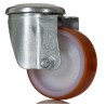 LAG Swivel Castor, 100 kg Capacity, 80 mm Polyurethane Wheel, Nylon Hub, Medium Duty, Model 22252 FB