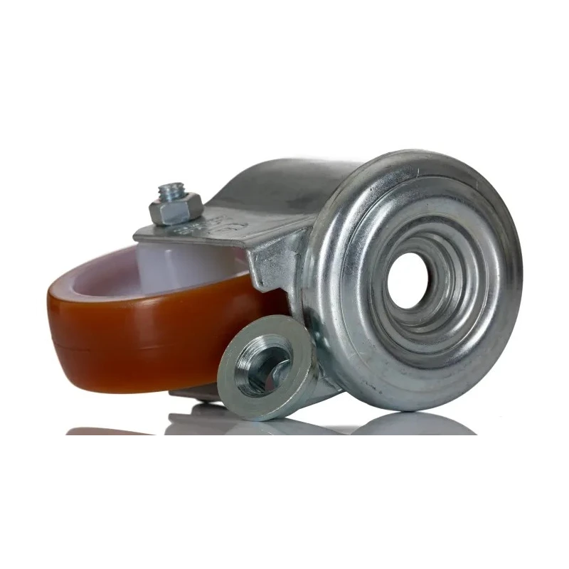 LAG Swivel Castor, 100 kg Capacity, 80 mm Polyurethane Wheel, Nylon Hub, Medium Duty, Model 22252 FB