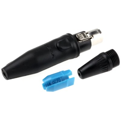 Re-An Products Cable XLR Connector Straight Female 3 Way Gold Plating RT3FC-B-W
