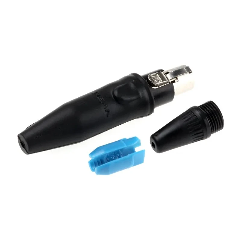 Re-An Products Cable XLR Connector Straight Female 3 Way Gold Plating RT3FC-B-W