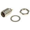 Re-An Products Chassis XLR Connector, Straight Male, 4 Contacts, Gold Plating RT4MC-B