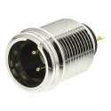 Re-An Products Chassis XLR Connector, Straight Male, 3 Way, Gold Plating RT3MP