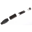Neutrik Cable XLR Connector, Straight, 3 Pin Male, 50V, Silver Plating NC3MXX-HA-BAG
