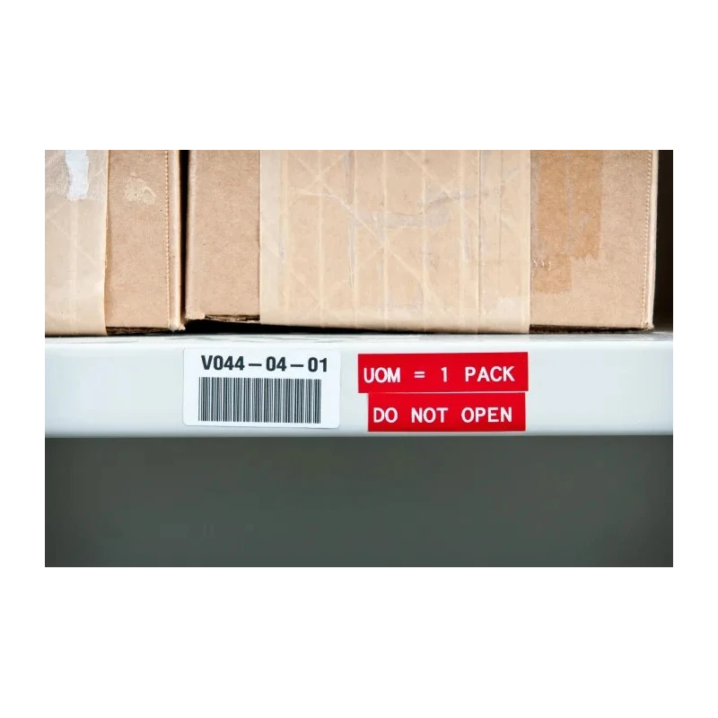 Brady White on White, Red Label Printer Tape 19.05 mm Width x 6.4 m Length M21-750-595-RD