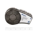 Brady Black on Black White Label Printer Tape 9.53 mm Width 4.88 m Length Nylon Cloth Cartridge M21-375-499-TB