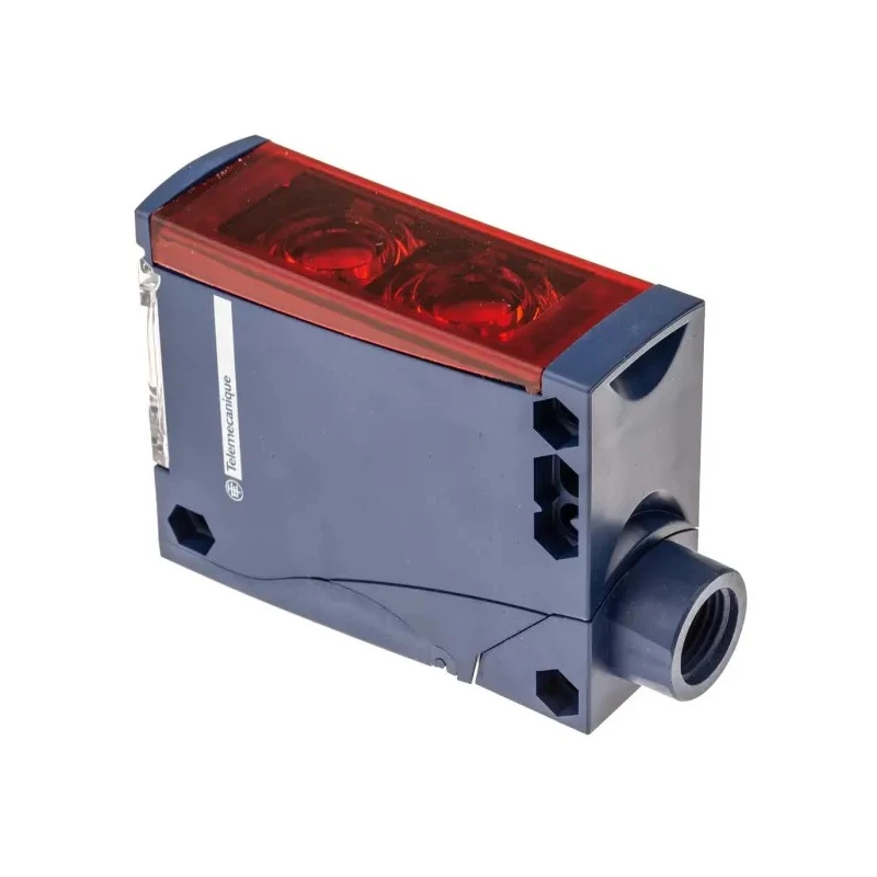 Telemecanique Sensors Diffuse Photoelectric Sensor Block Style 2.1 m Detection Range Relay Output IP65 IP67 XUX5ARCNT16