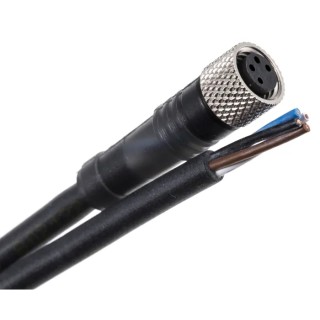 Telemecanique Sensors Female 4 Way Straight to Unterminated 3 Way Free End Sensor Actuator Cable 2m XZCP0941L2