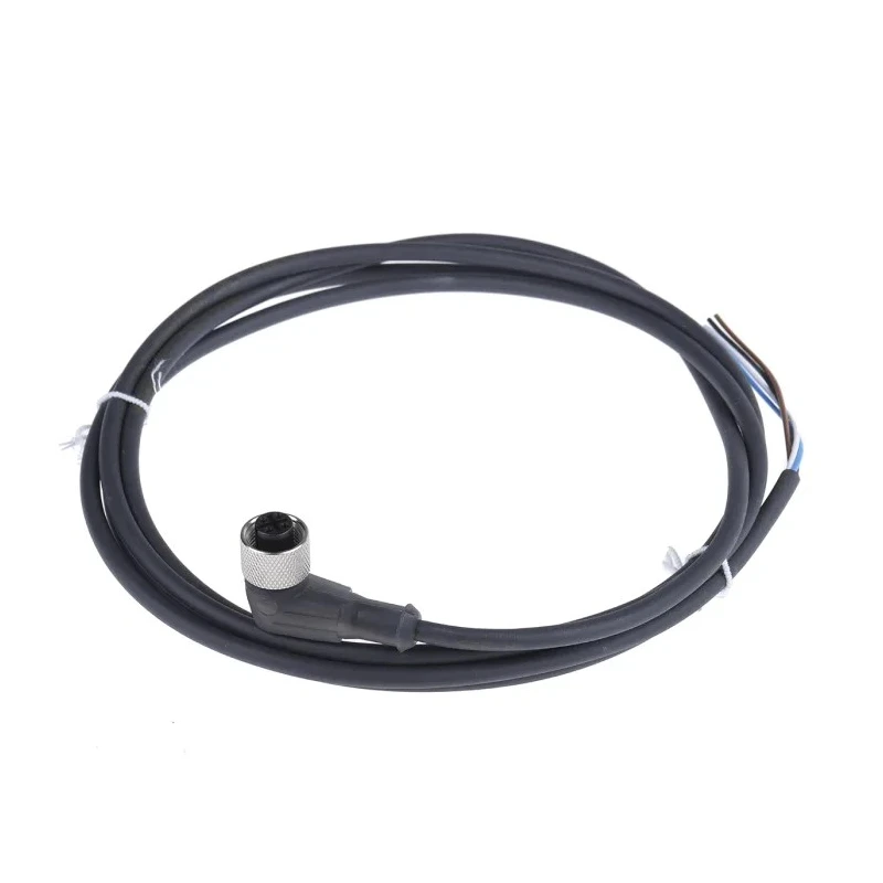 Telemecanique Sensors Female 4 Way Right Angle to Unterminated Free End Sensor Actuator Cable 2m XZCP1241L2