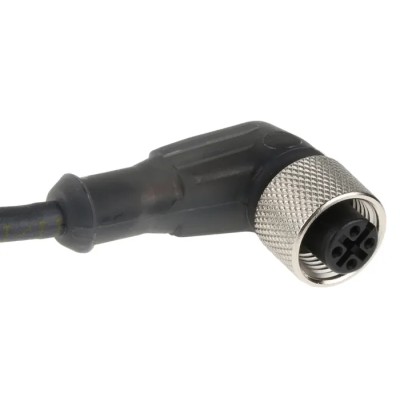 Telemecanique Sensors Female 4 Way Right Angle to Unterminated Free End Sensor Actuator Cable 10m XZCP1241L10