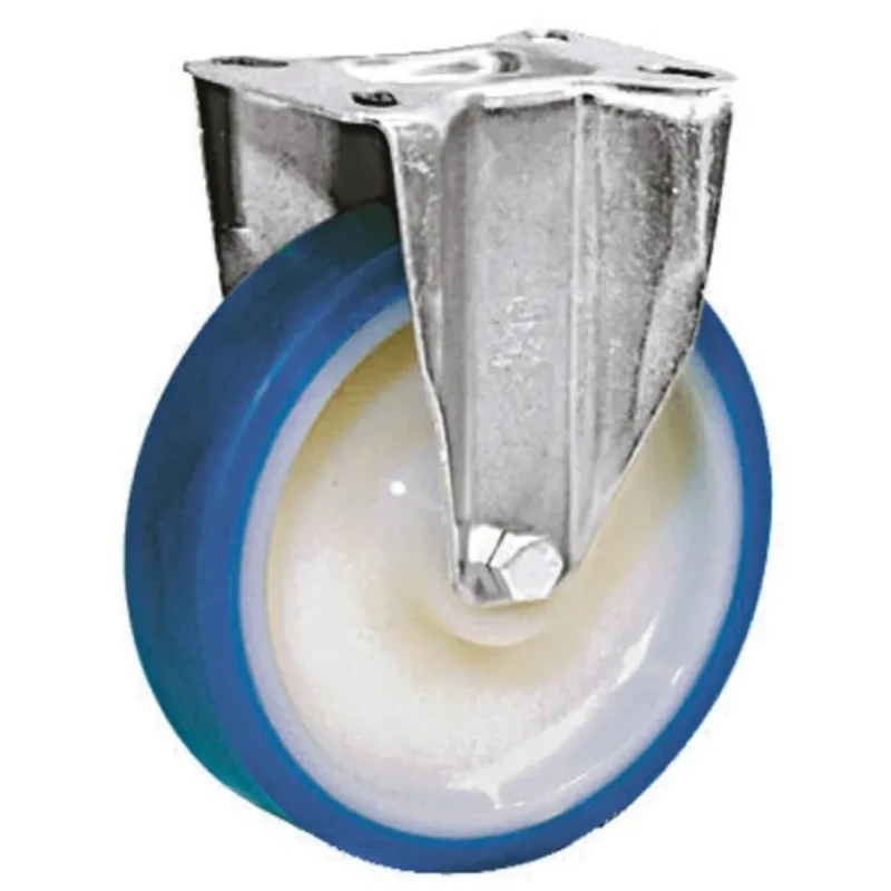 LAG Fixed Castor 200 kg Capacity 100 mm Polyurethane Wheel 36539