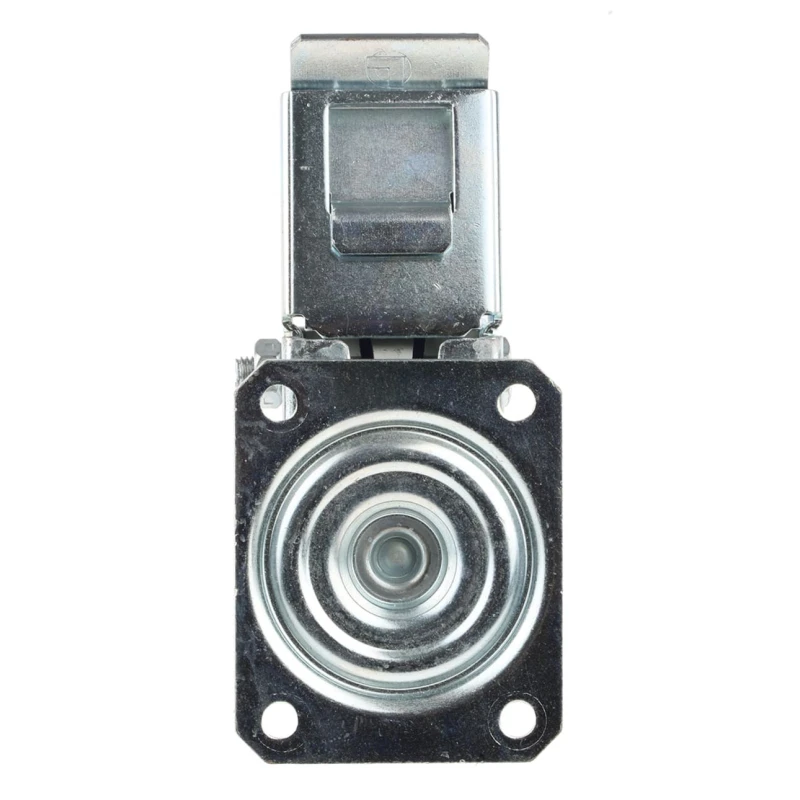 LAG Braked Swivel Castor, 200 kg Load Capacity, 100 mm Polyurethane Wheel, Roller Bearing Hub 36439 FR