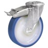 LAG Swivel Castor 200 kg Load Capacity 125 mm Polyurethane Wheel Roller Bearing Hub 36648 FR FC