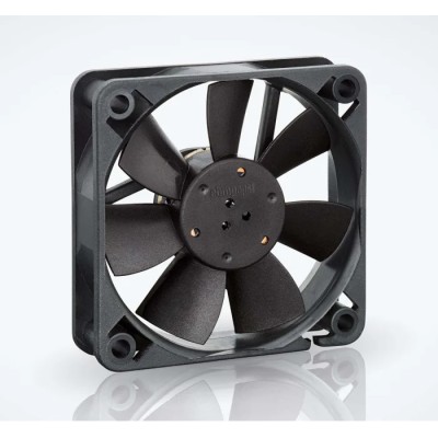 ebm-papst 600 F Series Axial Fan 24V dc 1.1W 29m³/h 45mA Max IP20 Sleeve Bearing Square Frame 60 mm 3900rpm 