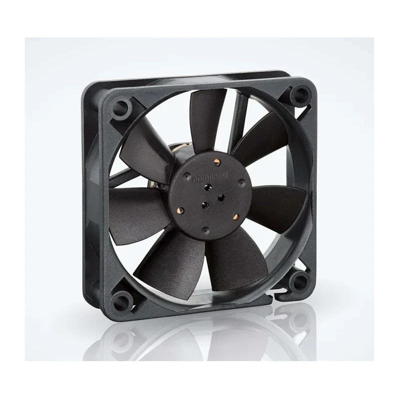 ebm-papst 600 F Series Axial Fan 24V dc 1.1W 29m³/h 45mA Max IP20 Sleeve Bearing Square Frame 60 mm 3900rpm 