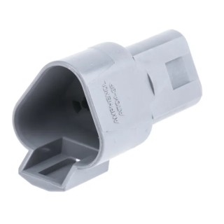 Amphenol Industrial AT Automotive Connector Female Grey Cable 3 Way Crimp Termination AT04-3P