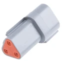 Amphenol Industrial AT Automotive Connector Female Grey Cable 3 Way Crimp Termination AT04-3P