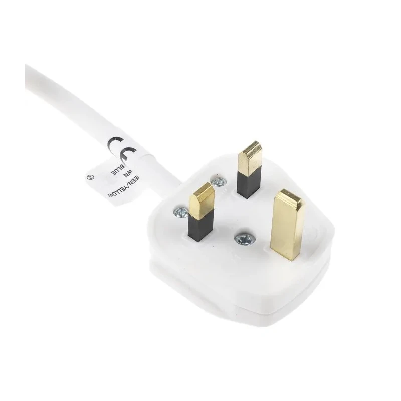 RS PRO 2 m 6 Socket Type G Surge Protected Power Strip Extension Lead 240V 13A 696-3660