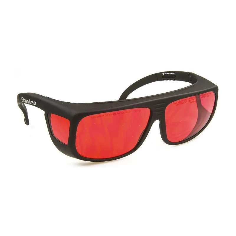 Global Laser Red Lens Laser Safety Glasses EN207/208 Certified 1990-00-000