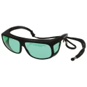Global Laser Safety Glasses Green Lens Black Framed, IEC 60825, EN 207/208 Certified 1990-01-000