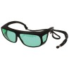 Global Laser Safety Glasses Green Lens Black Framed, IEC 60825, EN 207/208 Certified 1990-01-000