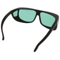 Global Laser Safety Glasses Green Lens Black Framed, IEC 60825, EN 207/208 Certified 1990-01-000