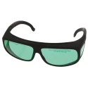 Global Laser Safety Glasses Green Lens Black Framed, IEC 60825, EN 207/208 Certified 1990-01-000