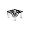 Carclo 1-Way LED Lens 43 ° Wide Frosted Strip Beam Polycarbonate Push Fit 10mm 10414