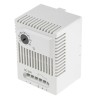 STEGO Enclosure Thermostat, Mechanical, 16 A Contact Current, 24V DC Supply Voltage, Temperature Range 0 to +60 01190.0-00