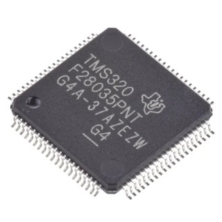 Texas Instruments Piccolo 32-bit C28x Microcontroller 128kB FLASH 60 MHz 80-Pin LQFP TMS320F28035PNT