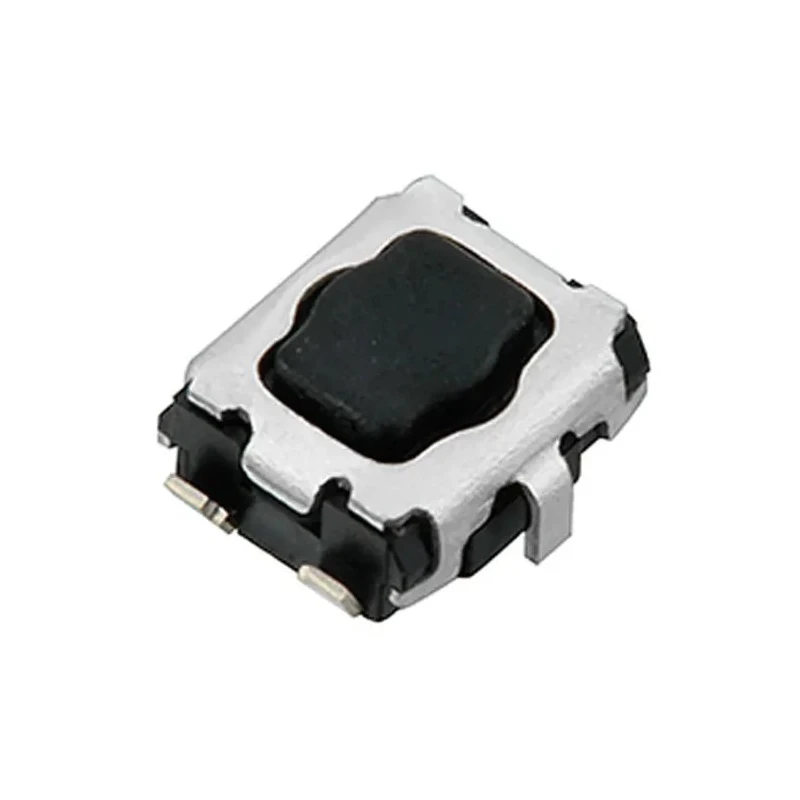 Panasonic Black IP67 Rated Tactile Switch Push Plate 2.2 mm Actuator Length SPST 20mA 250V ac 15V dc Surface Mount 
