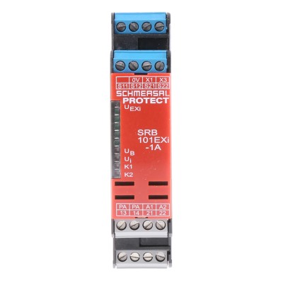 Schmersal 24V DC Safety Relay with 1 Safety Contact and 1 Auxiliary Contact, SRB101EXI-1A