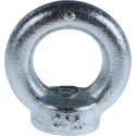 RS PRO Carbon Steel Zinc Plated Eye Nut M10 Thread 45 mm Eye Outside Diameter 0.23 t Working Load Limit 124-4841