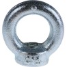 RS PRO Carbon Steel Zinc Plated Eye Nut M10 Thread 45 mm Eye Outside Diameter 0.23 t Working Load Limit 124-4841