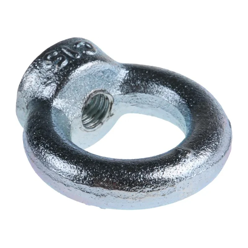 RS PRO Carbon Steel Zinc Plated Eye Nut M10 Thread 45 mm Eye Outside Diameter 0.23 t Working Load Limit 124-4841