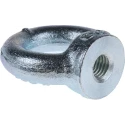 RS PRO Carbon Steel Zinc Plated Eye Nut M10 Thread 45 mm Eye Outside Diameter 0.23 t Working Load Limit 124-4841