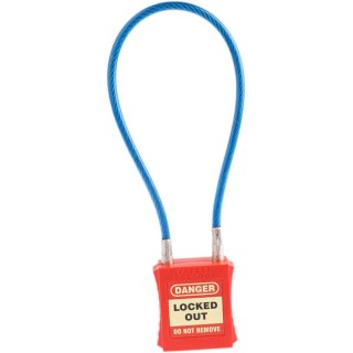RS PRO Weatherproof Key Steel Safety Padlock, 4.7 mm Shackle Diameter, 305 mm Shackle Length, 43 mm Body Width 161-5878