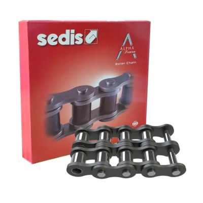 Sedis 08B-2 Roller Chain, Alpha Premium, Carbon Steel, 5 m Length, 12.7 mm Pitch, 30.6 mm Pin Length 207N7B01A00