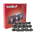 Sedis 12B-2 Carbon Steel Roller Chain, 5 m Length, 41.8 mm Pin Length, Alpha Premium Series, ISO 606 (DIN 8187) 213N7B01A00