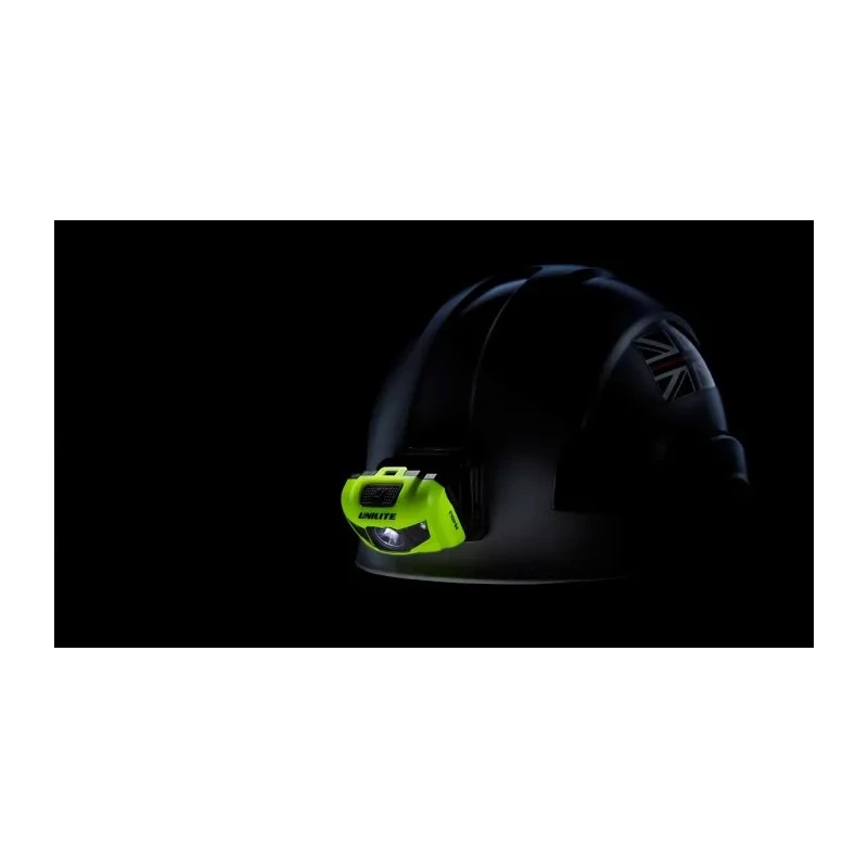 Unilite Helmet Mountable LED Head Torch 200 lm Luminous Flux, 95 m Beam Distance, IPX6 Water Resistant PS-HDL2